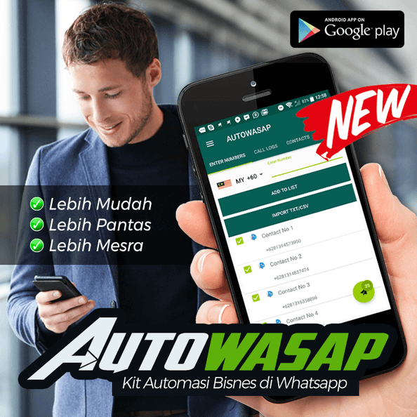 AUTOWASAP | Whatsapp Automation for Android